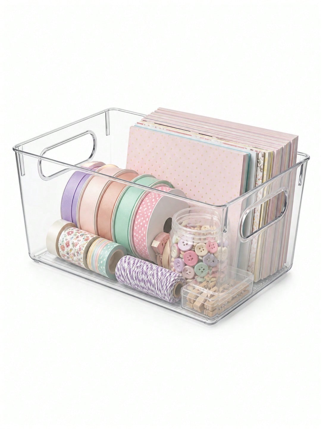 مجموعة من 12 صندوق تخزين شفاف  - مراجعة Home Office Organization وسعره