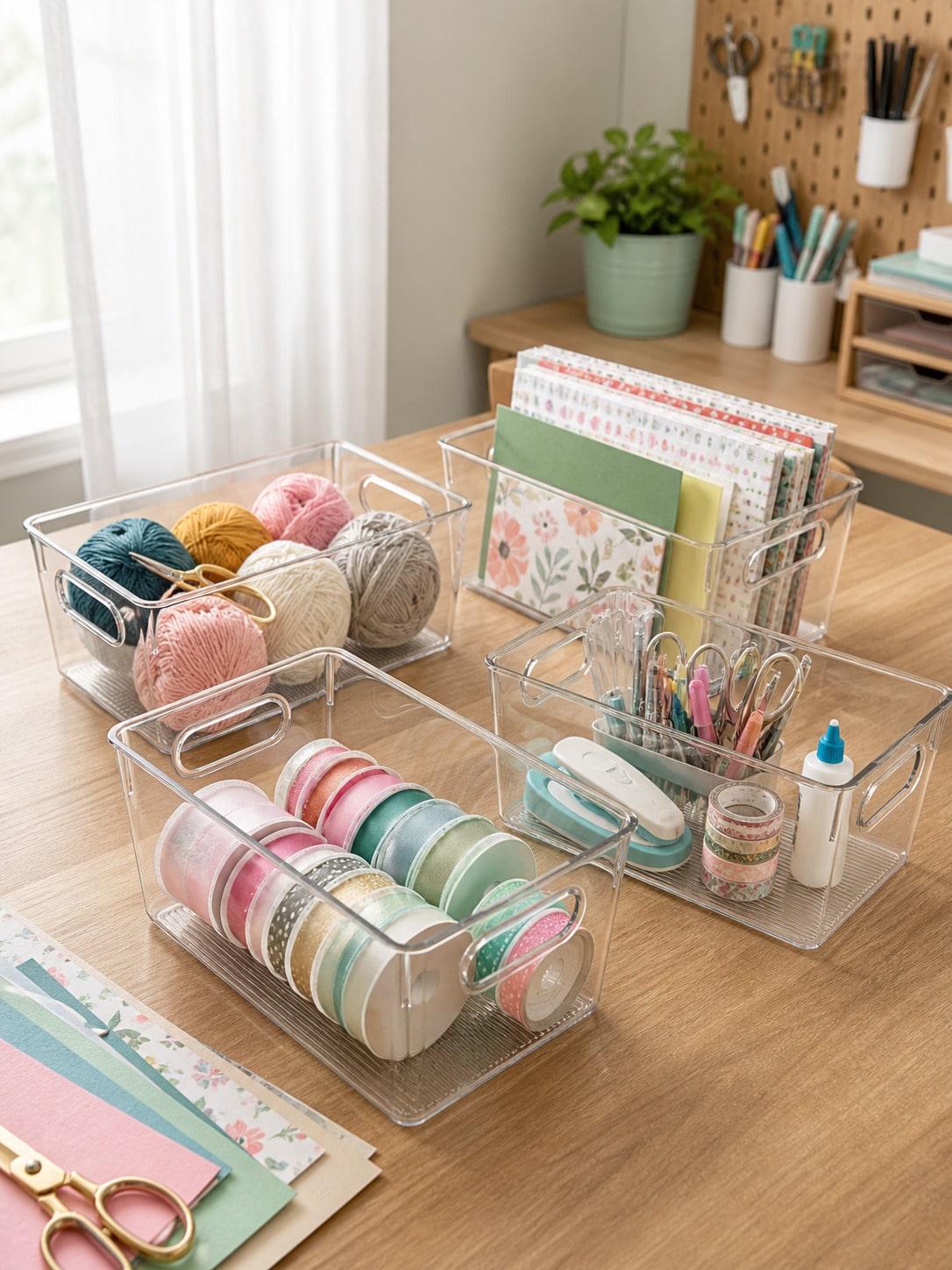 مجموعة من 12 صندوق تخزين شفاف  - مراجعة Home Office Organization وسعره