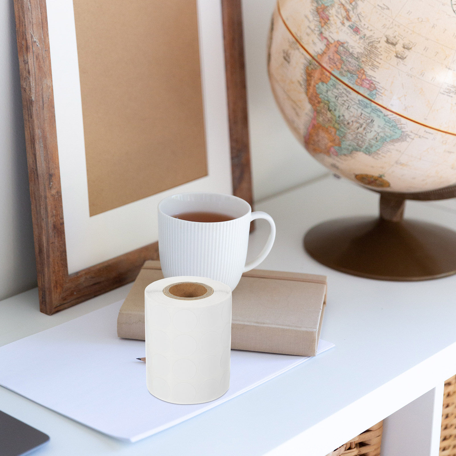 3000 قطعة من ملصقات الدائرة ال - مراجعة Home Office Organization وسعره