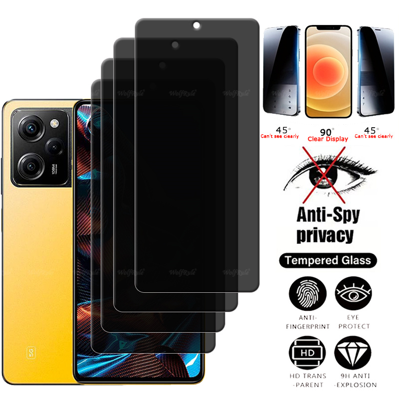 4 قطعة ل Poco X5 Pro Glass Xia - مراجعة Monitor Privacy Screen وسعره