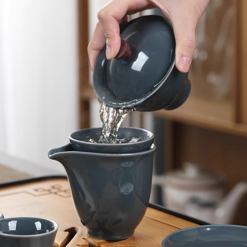 طقم شاي Geyao Kung Fu للمنزل و - مراجعة Home Office Gif وسعره